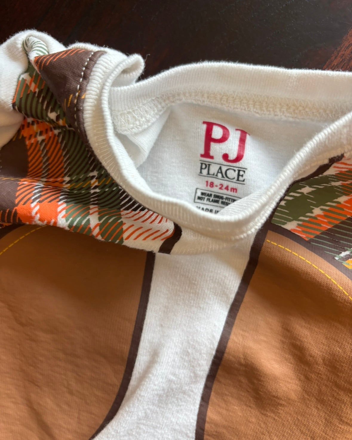 #156 Like New Children's Place Cowboy pajama set size 18-24 month