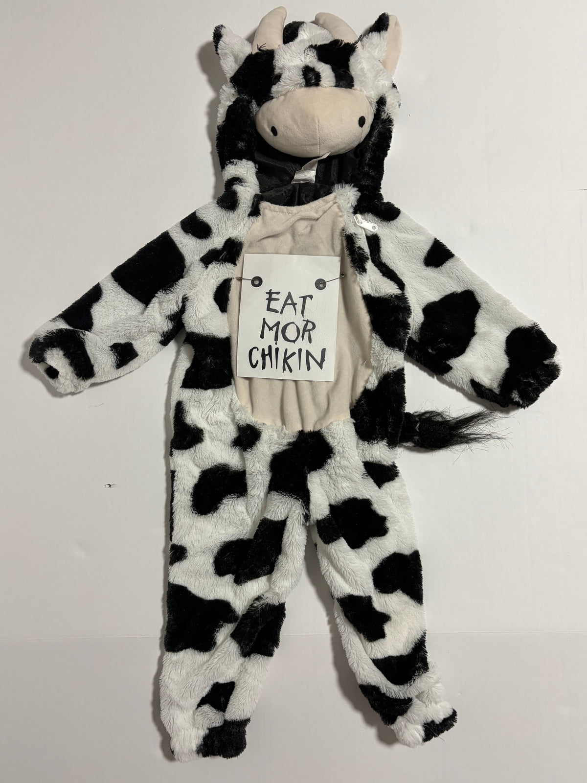 #27 Chick Fil A/Cow Costume size 18-24 months