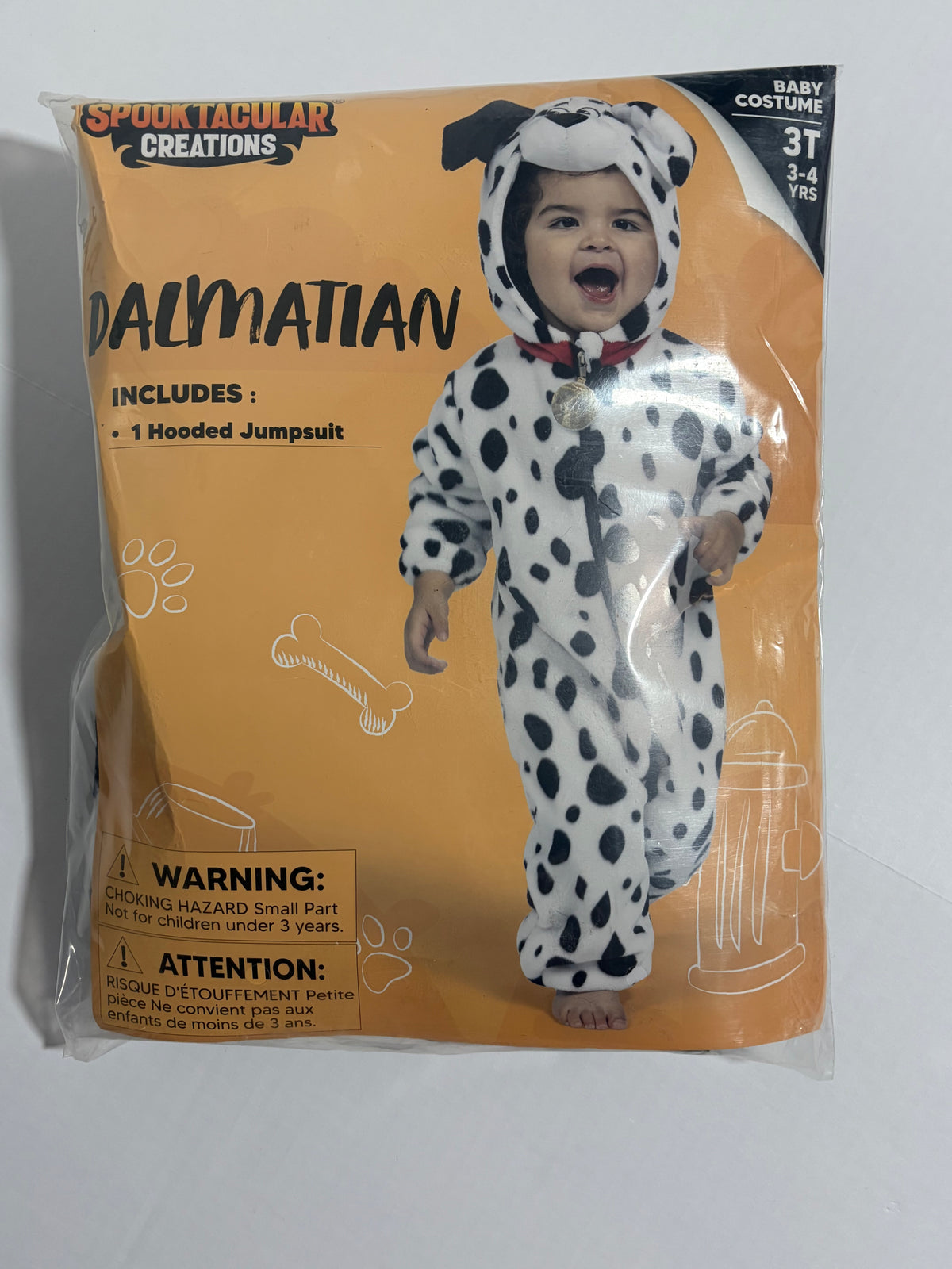 #27 Dalmatian Costume size 3T NWT