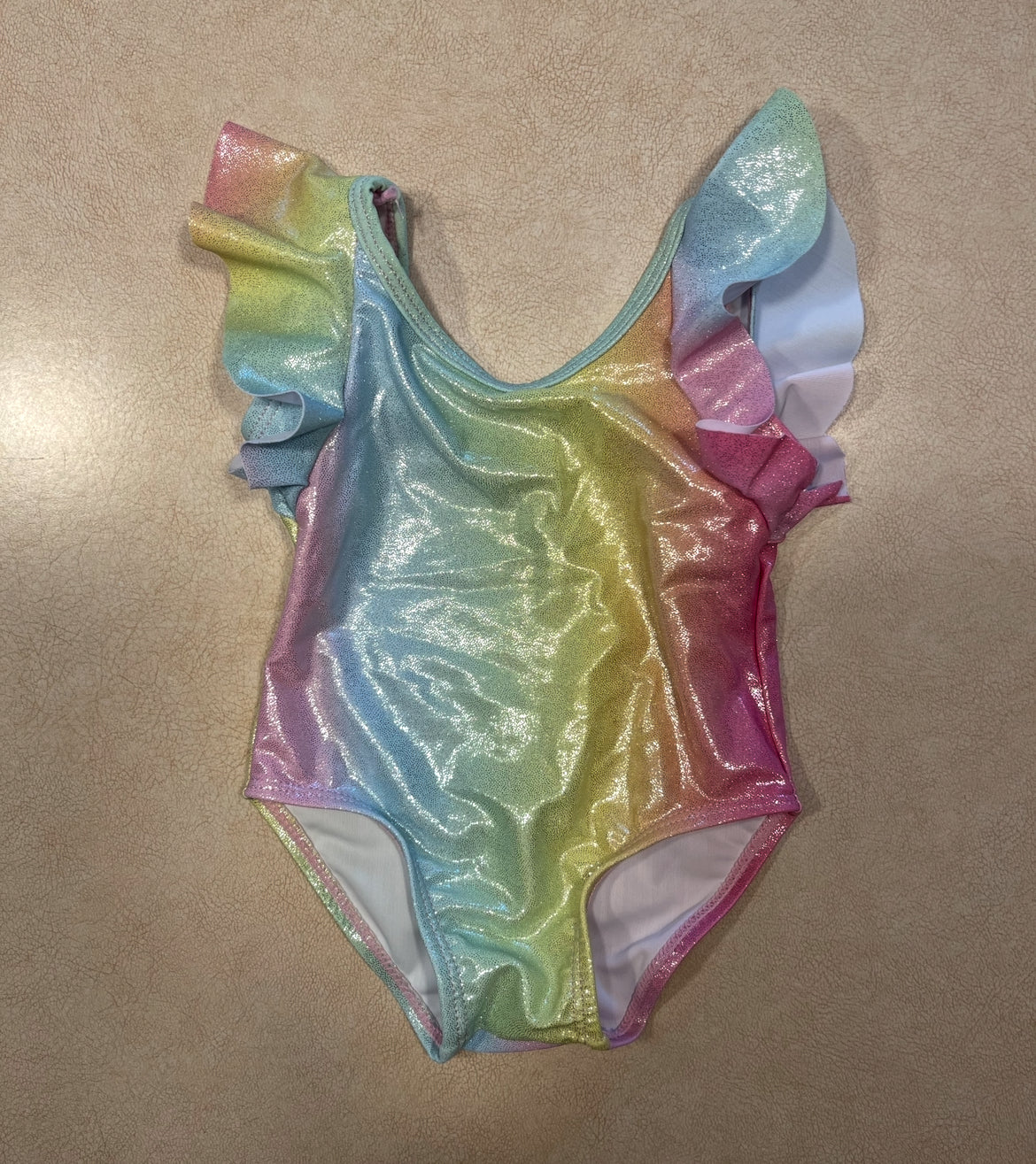 #143 Real Love Rainbow Swimsuit Girls 3-6m