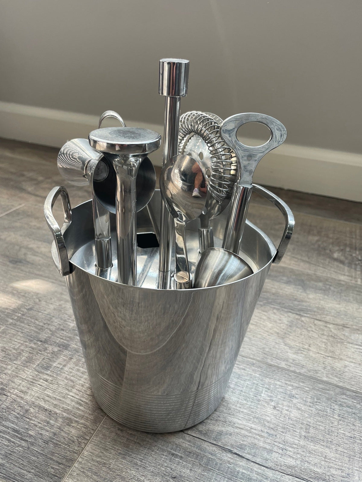 Seller 183- Crate and Barrel bar ser