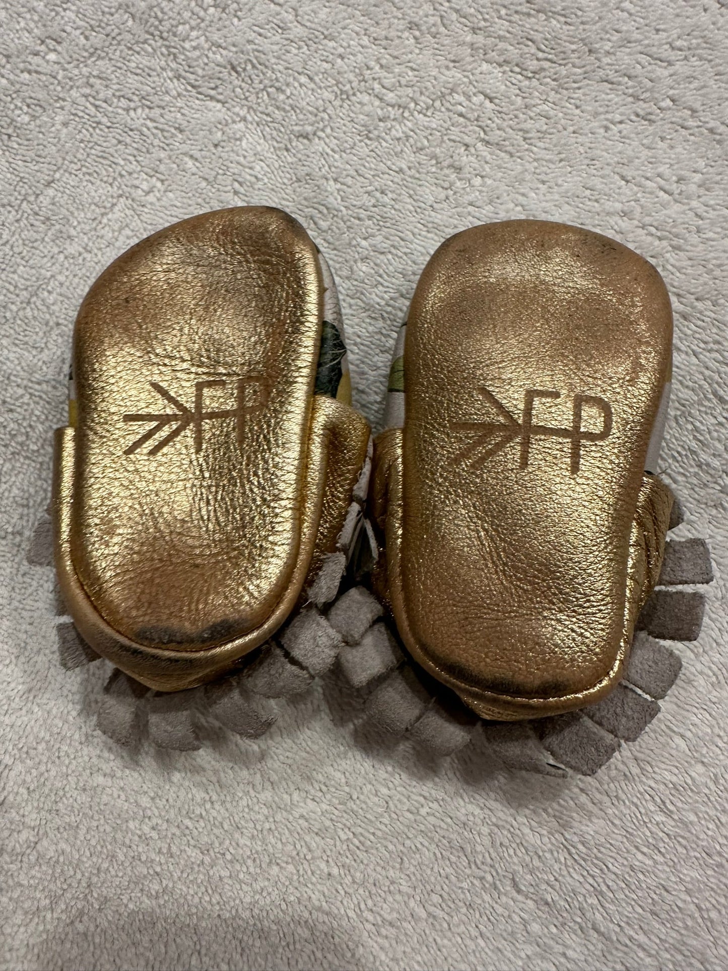 #85 Freshly Picked Lemon Moccasins, Infant Girls 2