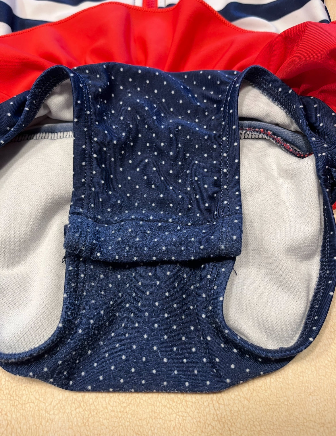 #Cat & Jack Red White and Blue Swimsuit Girls 12-18m - REDUCED