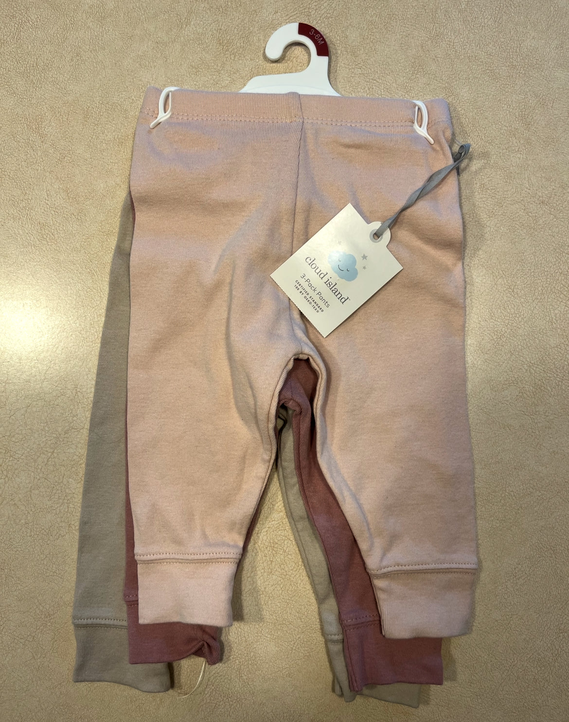 #143 Cloud Island Spring Pants NWT Girls 3-6m - REDUCED