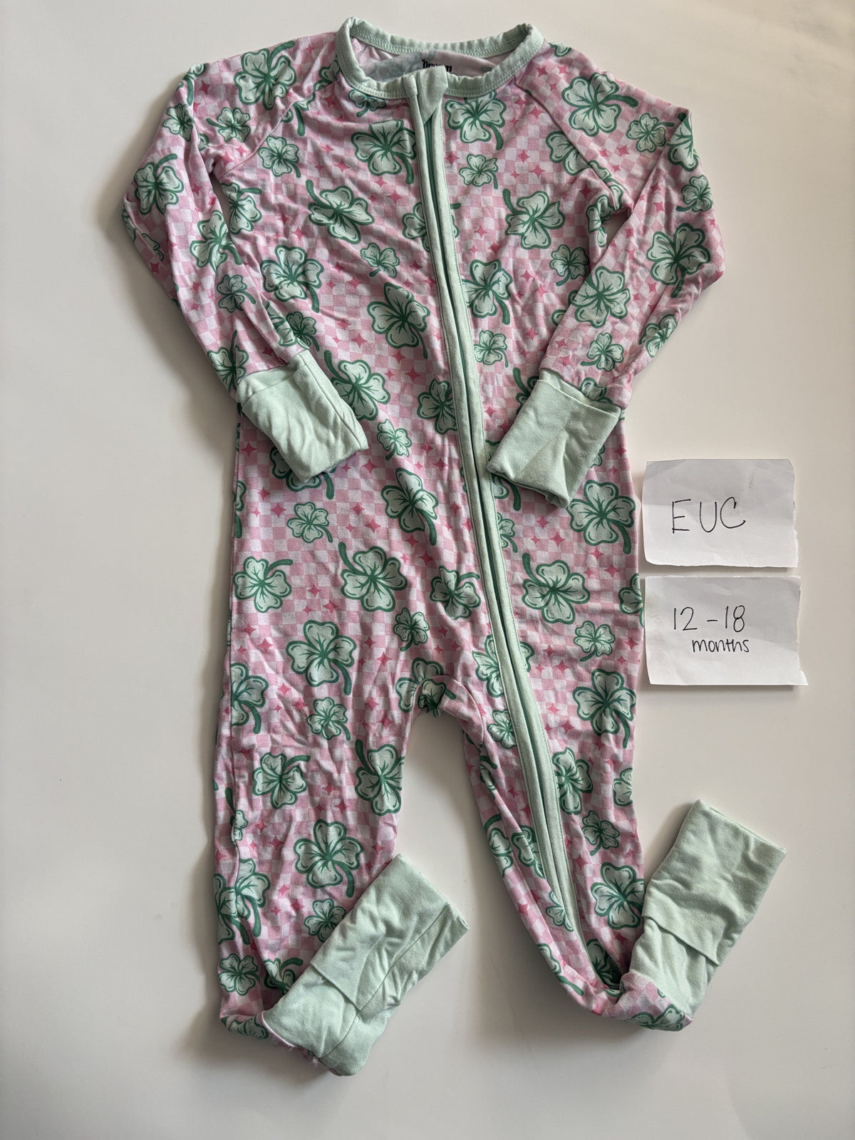 #138 - 12-18 Mo EUC Bamboo (DBLC) Shamrock Zippy