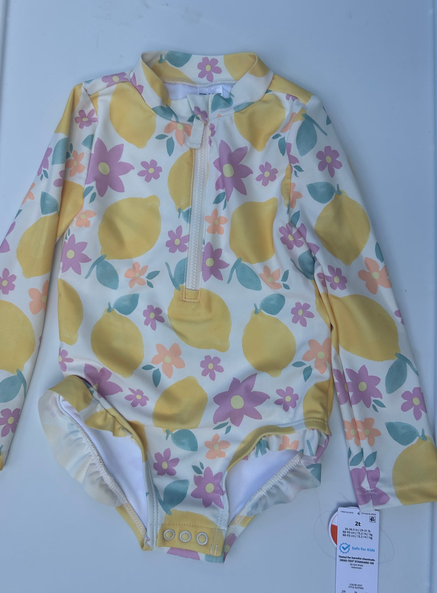 #34 girls 2t bathing suit carters NWT