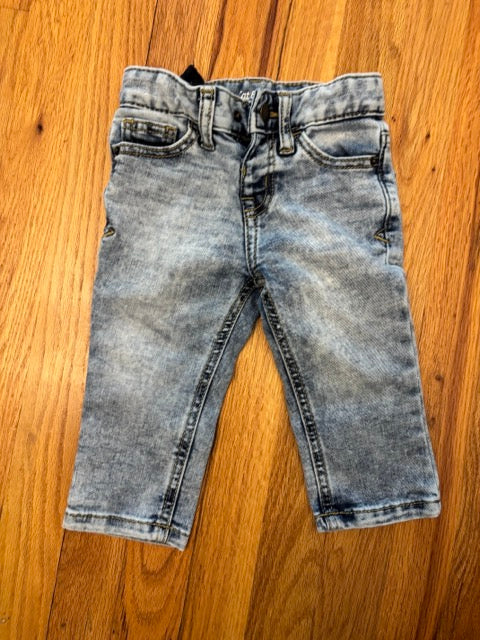 Seller 34 - Cat and Jack 18 mo super stretch skinny stone wash jeans