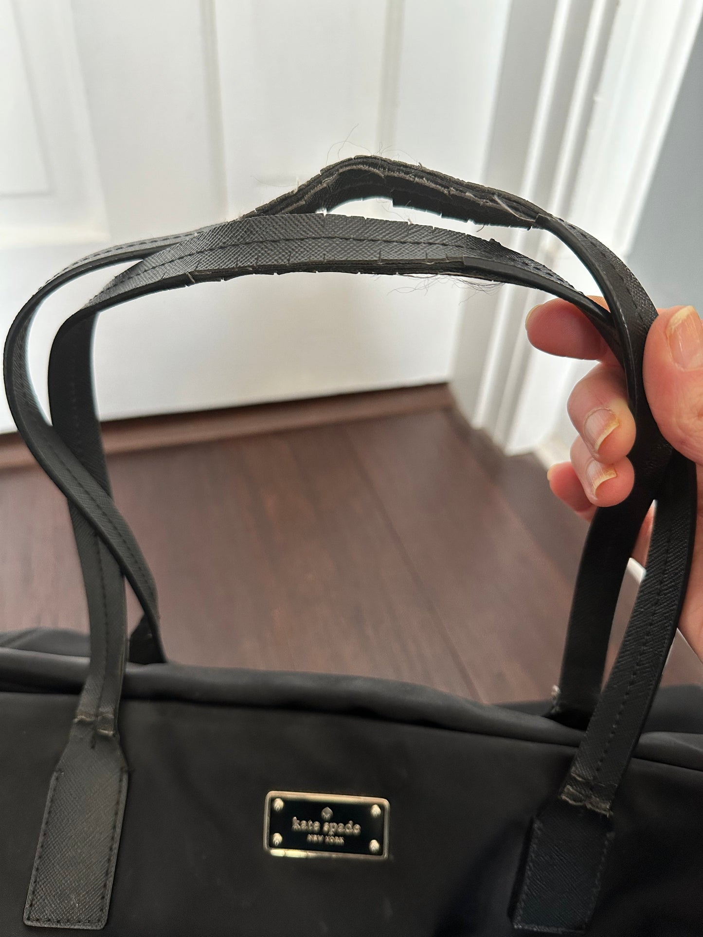 Seller 48, Kate Spade Diaper Bag, Black, GUC *REDUCED*