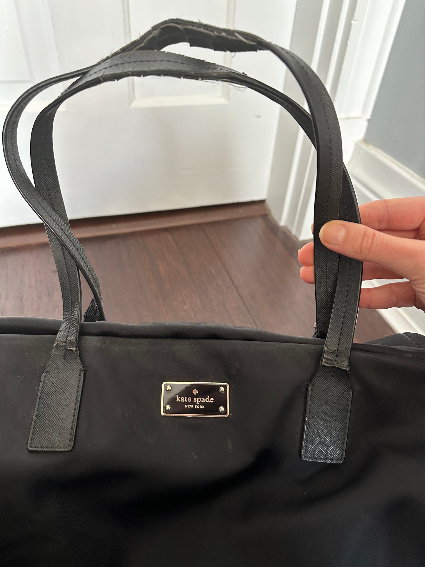 Seller 48, Kate Spade Diaper Bag, Black, GUC *REDUCED*