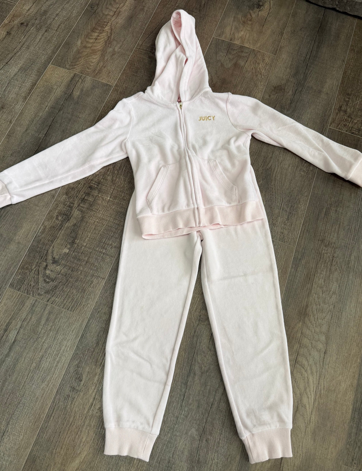 Seller 183- Juicy Couture girls size 6 velour track suit