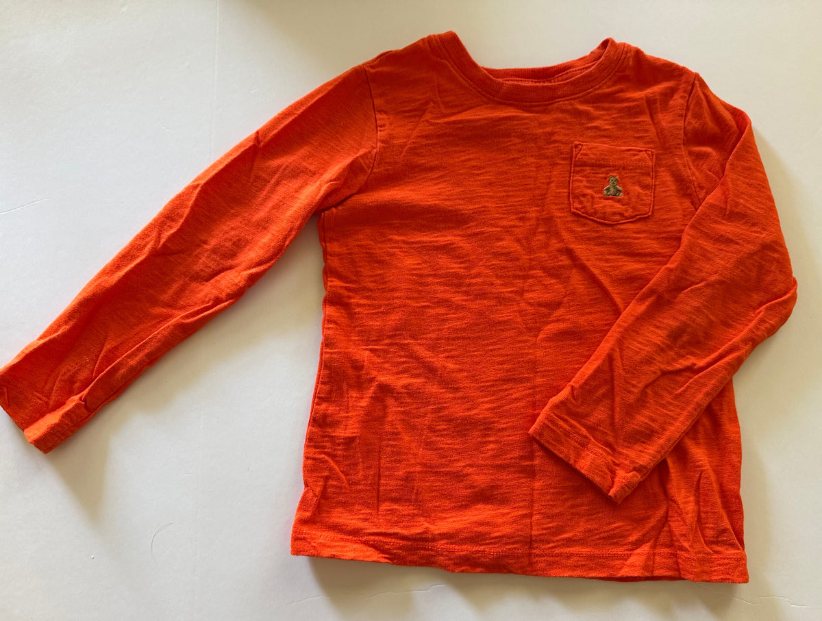 #92 boys 6 t GAP orange long sleeve. New