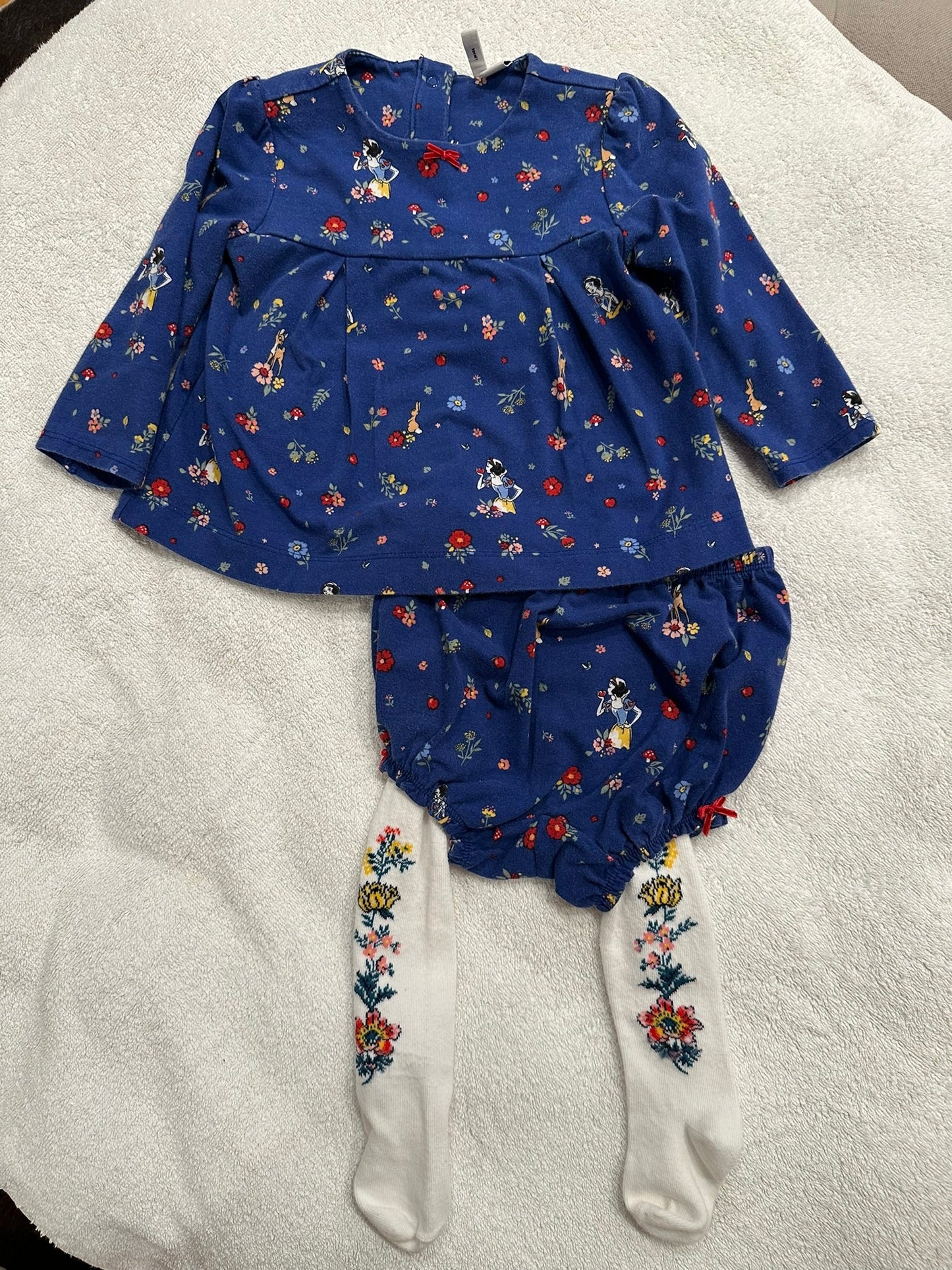 #85 Disney x Janie & Jack Snow White Set, Infant Girls 12-18m