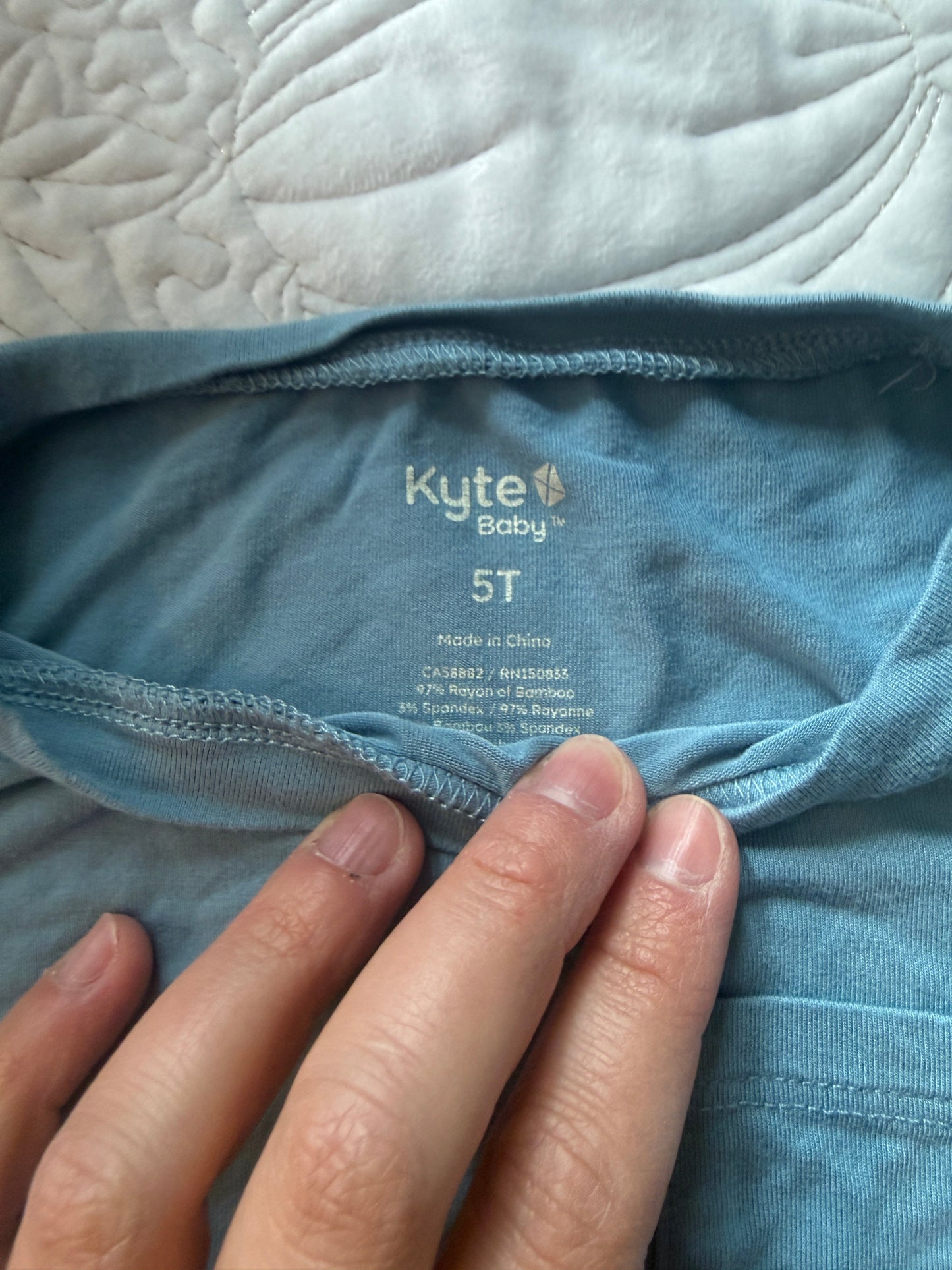 Kyte Baby 5T Boys Bamboo Pocket Tee Shirt