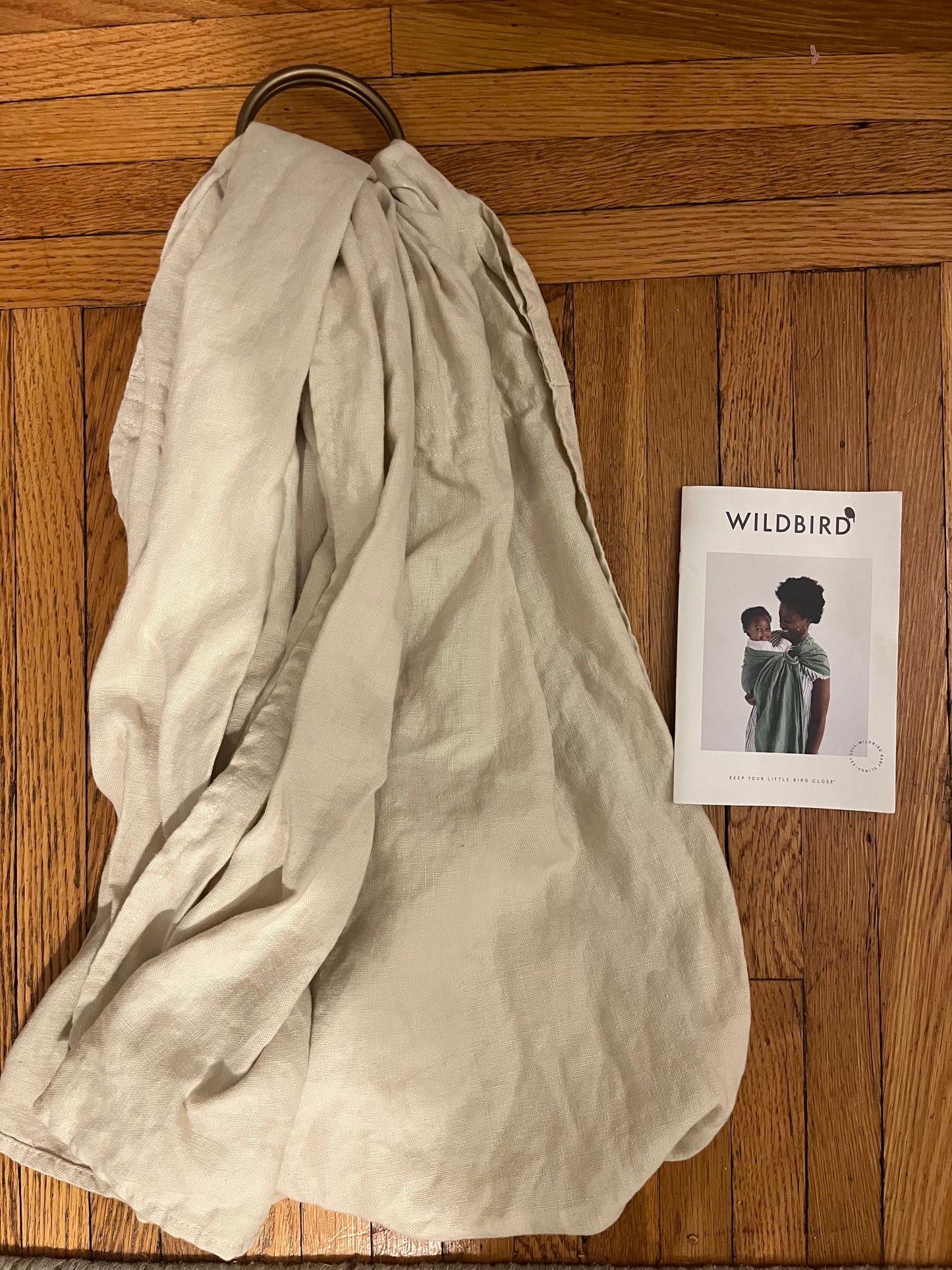 #109 Wildbird Linen Ring Sling Color Natural