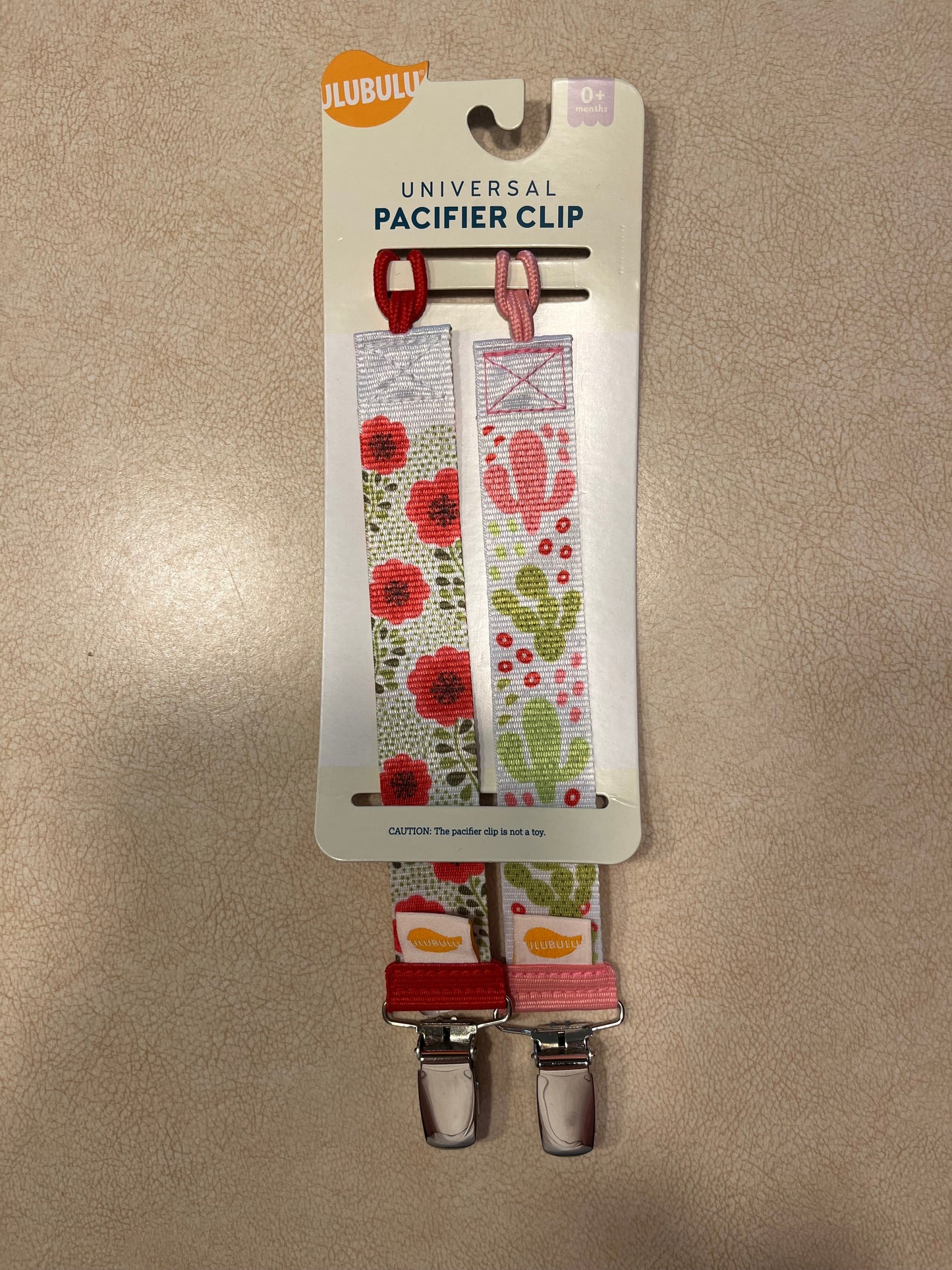#143 Pacifier clips (girl) - NWT