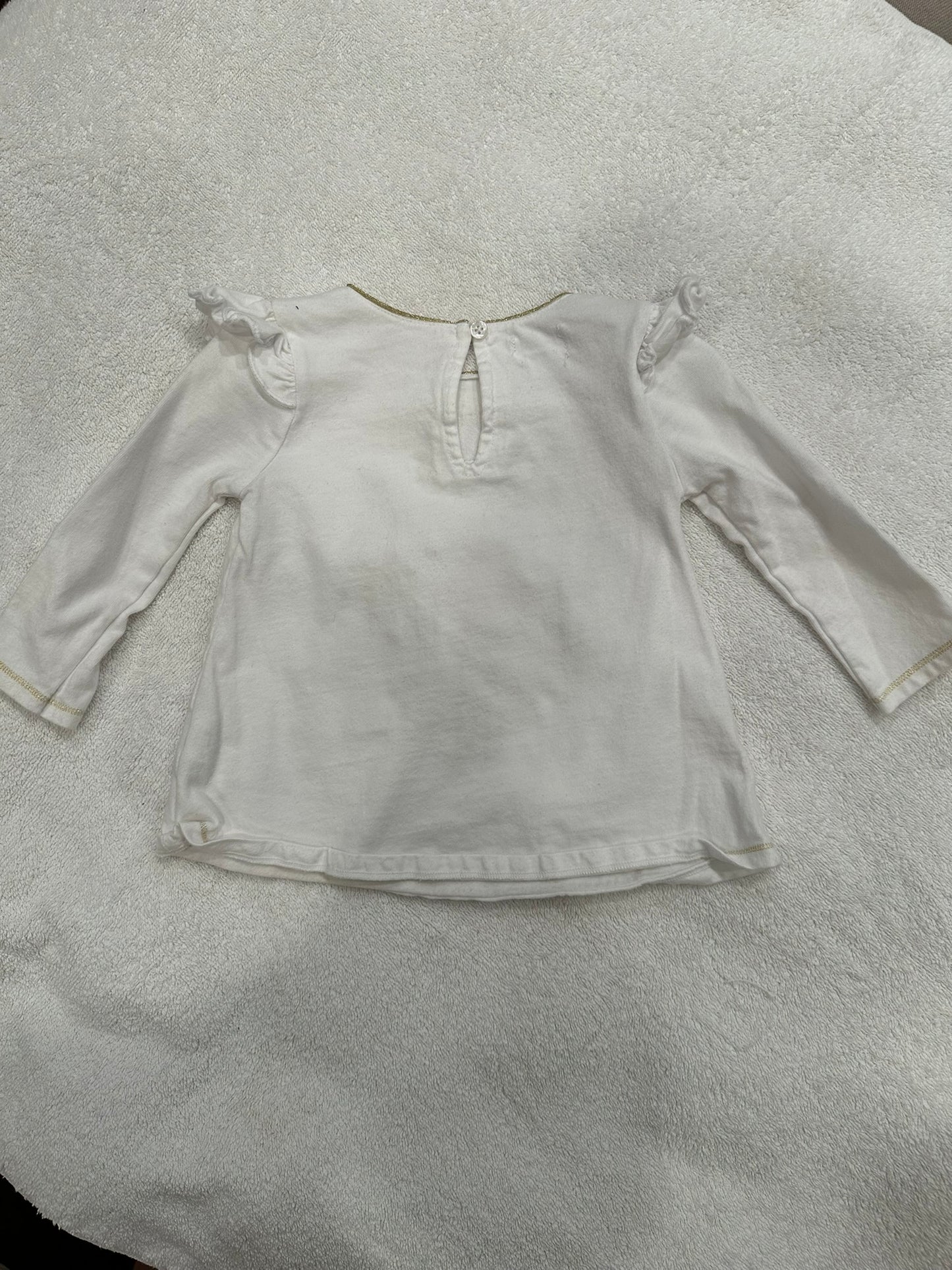 #85 Mudpie Christmas Tree & Mouse Shirt, Infant girls 12-18m