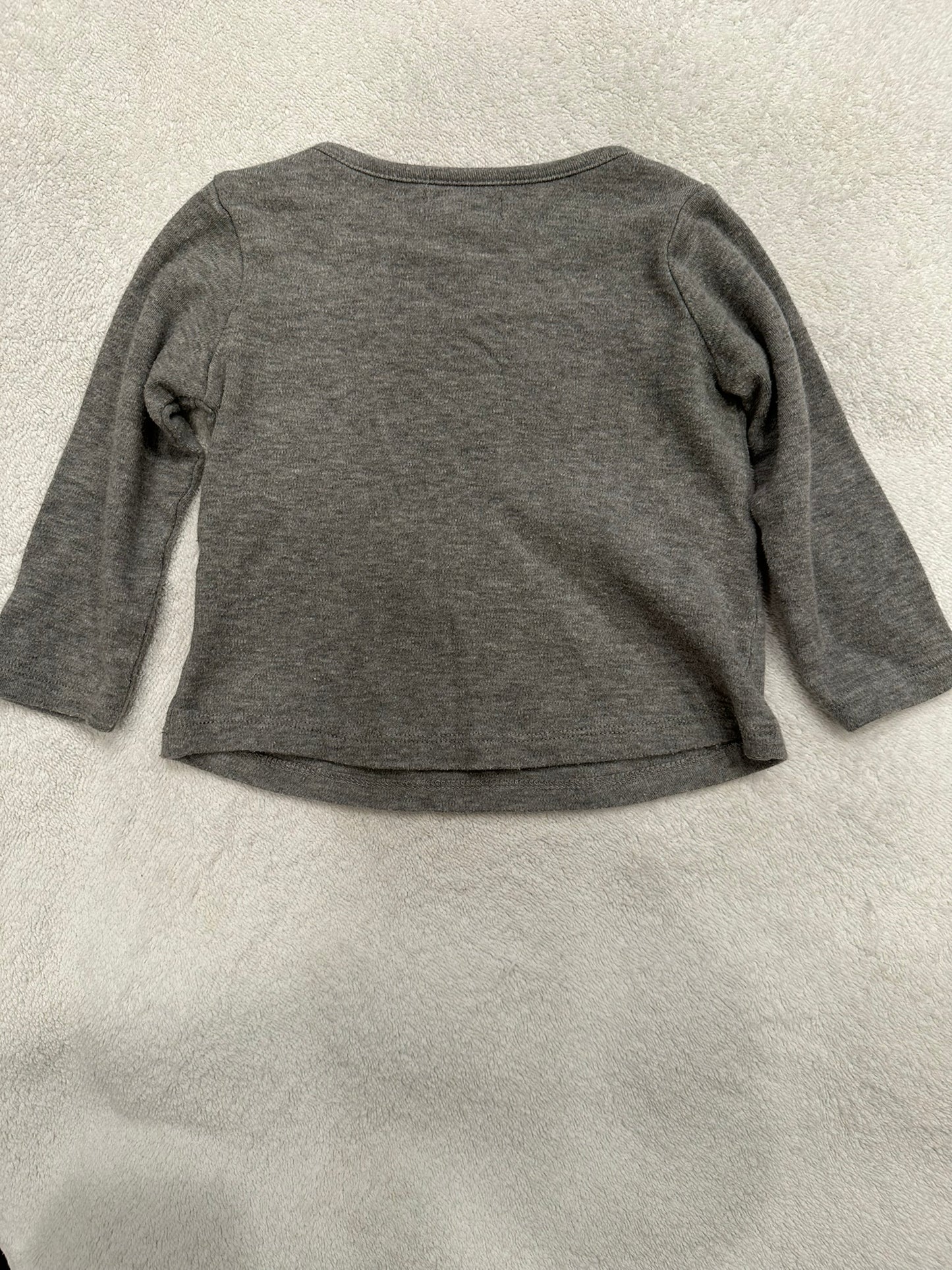 #85 REDUCED Mudpie Giraffe Never Grow Up Sweater, Infant Girls 12-18m