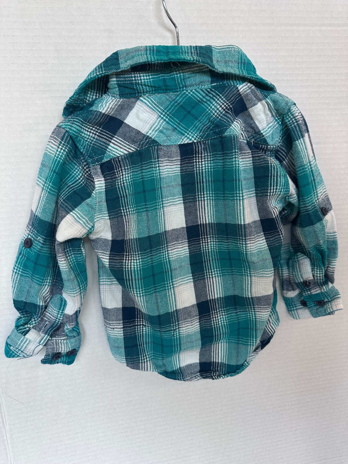 #146 US Polo Assn Flannel Button-up Boys 2T
