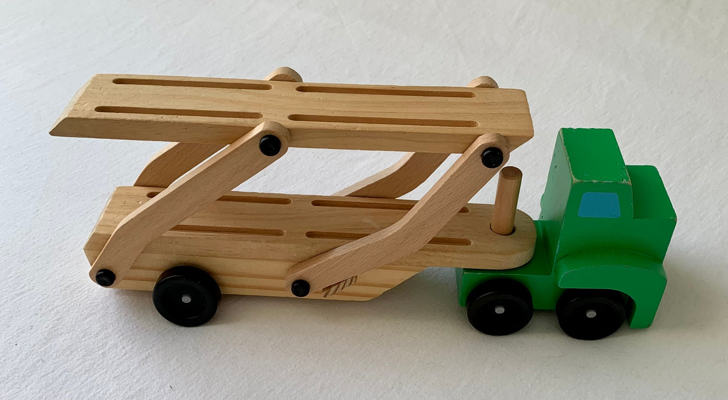 Seller #204 Melissa & Doug Wooden Car Carrier Truck Toy