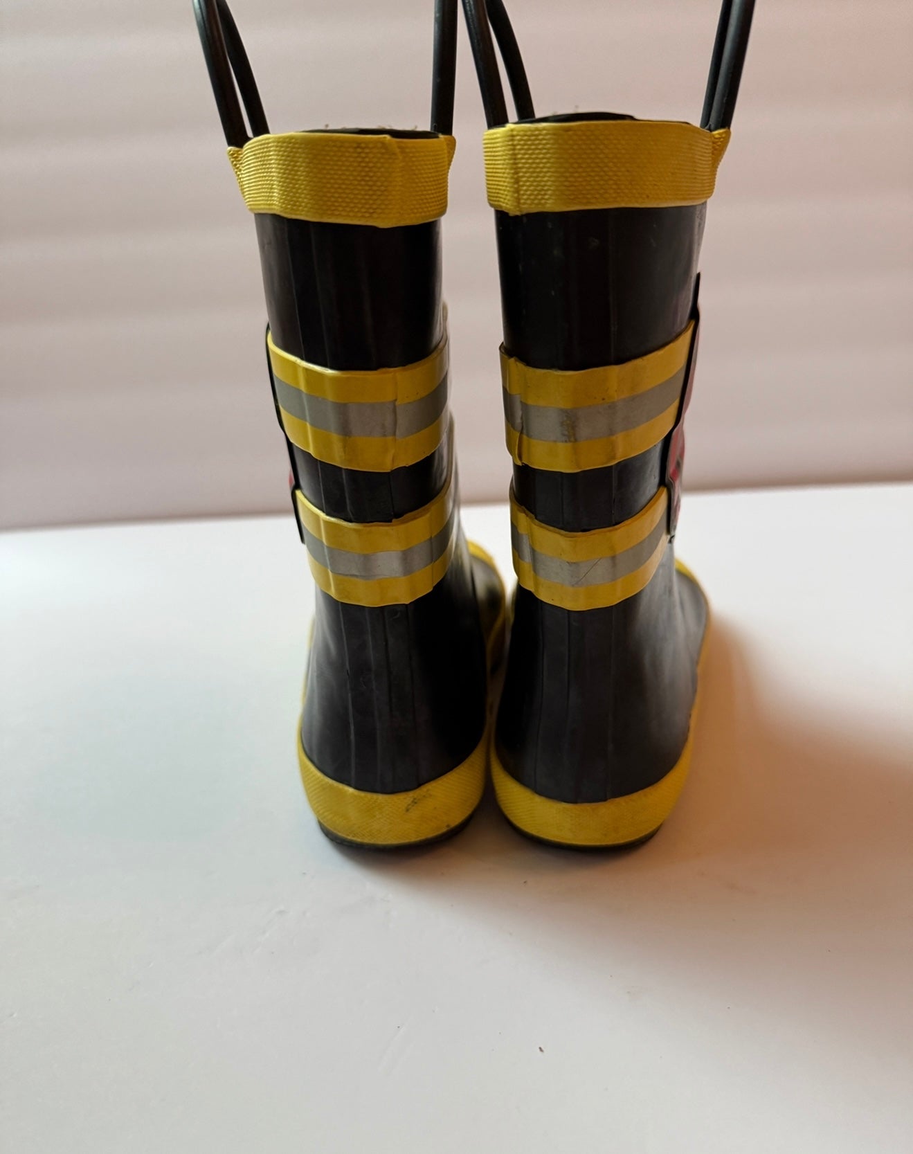 #180 Boys Shoe Size Big Boys 13 Fire Deprtment Lone Cone Rain Boot