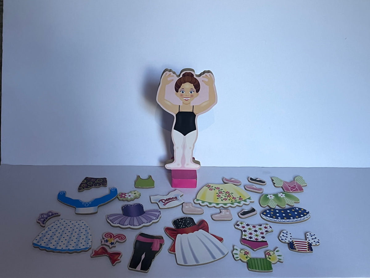 #125 Melissa and Doug Magnetic Dress Up Ballerina