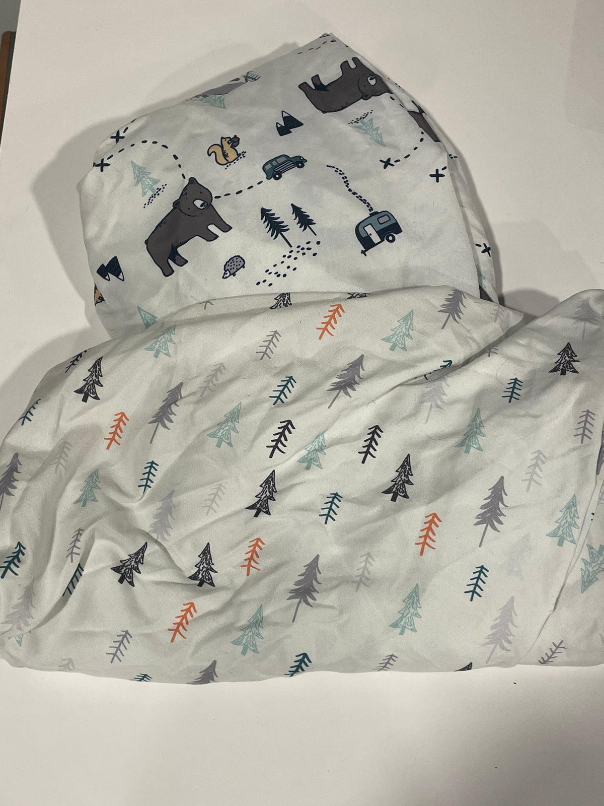 #83 Two Adventure themed Crib Sheets