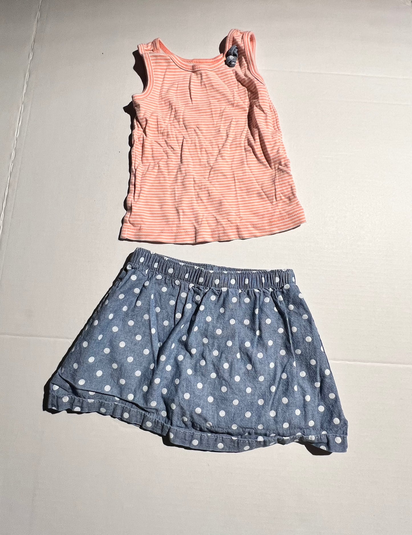 #100 Girls 3T Adorable Shirt and Skirt Outfit