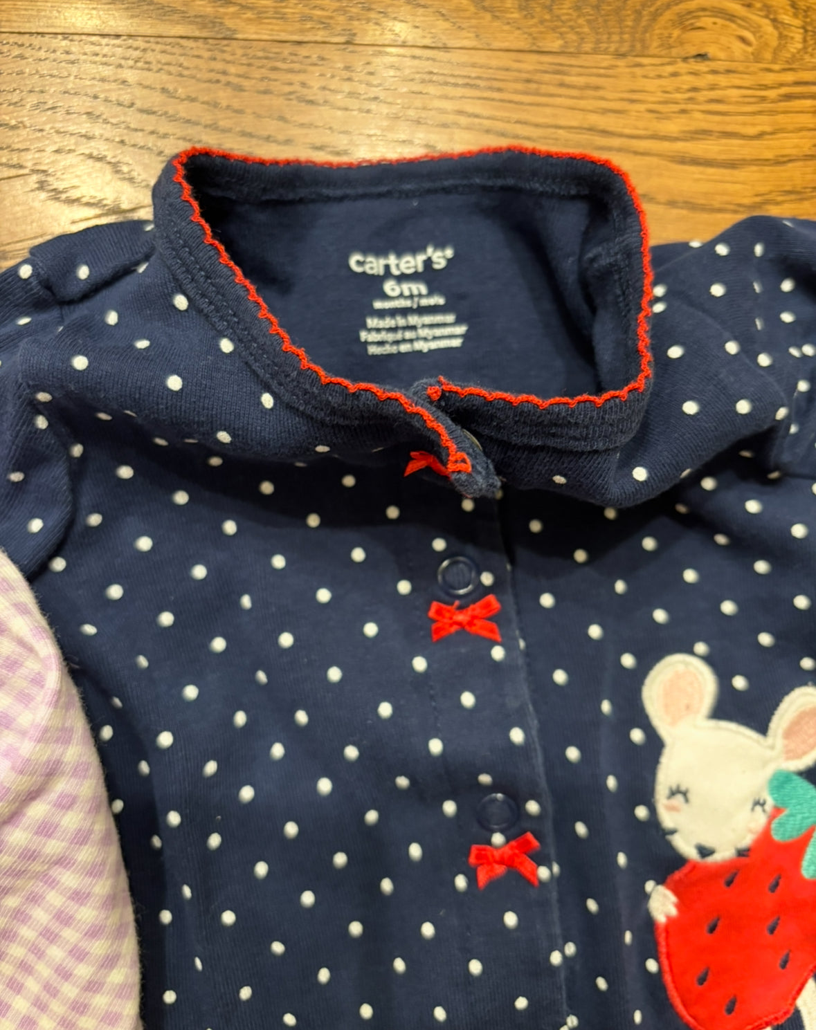 Seller #195 - Bundle of 2 Carter’s Girls One Piece Outfits - Size 6 Months