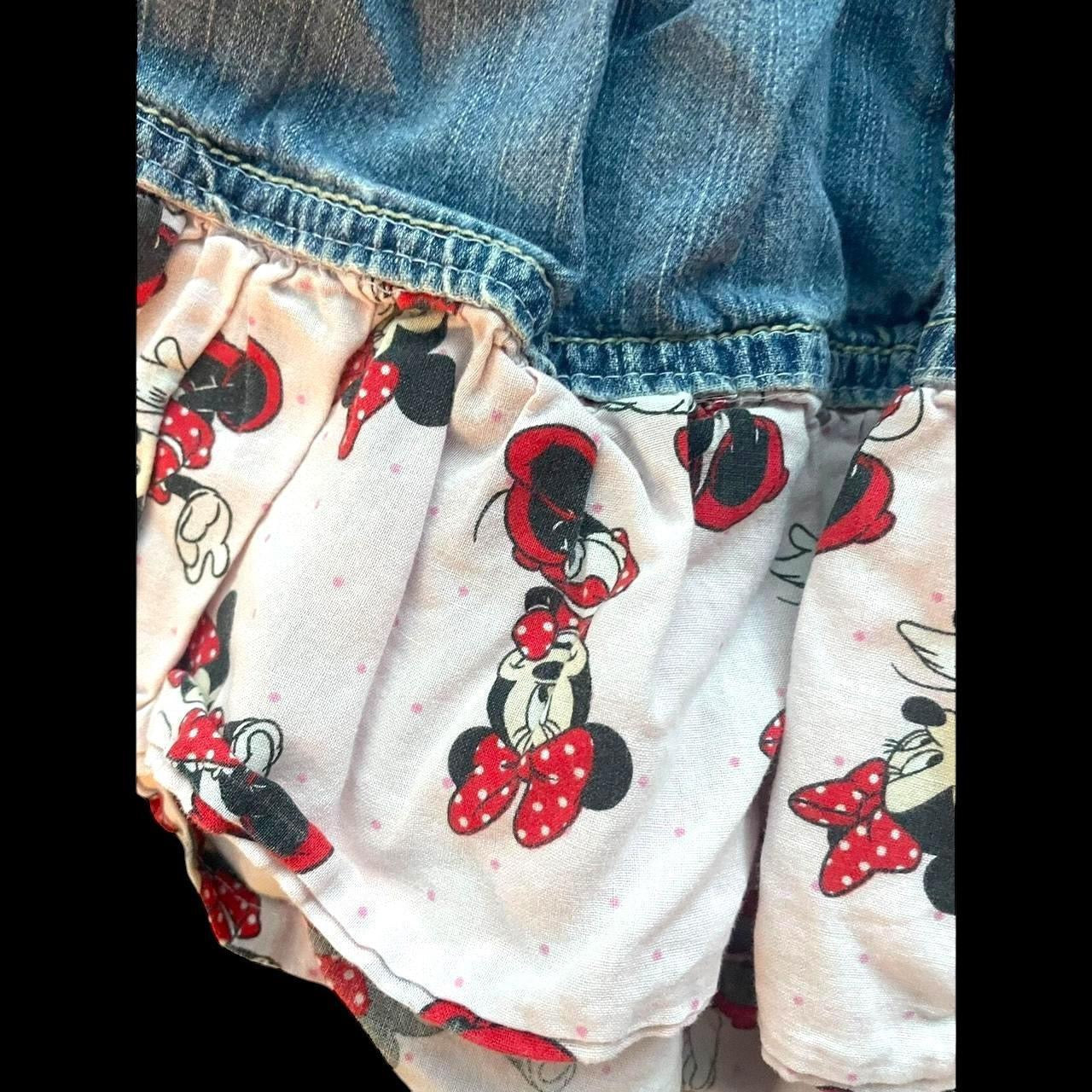 #1 Disney Minnie Mouse denim skirt 4T REDUCED
