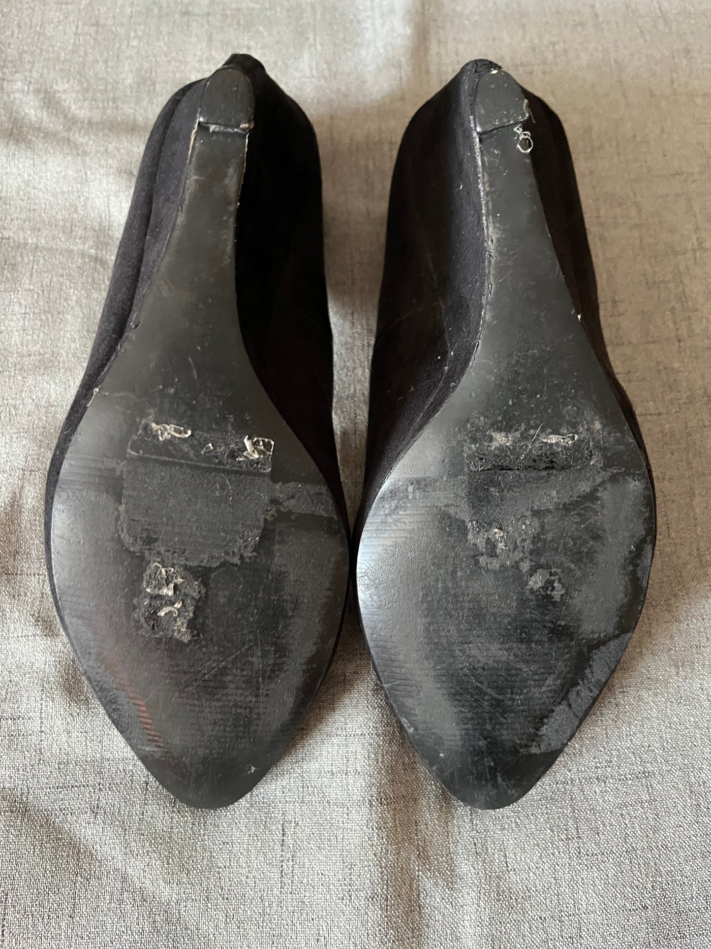 Seller #13 Express Women’s size 8 black wedge shoes