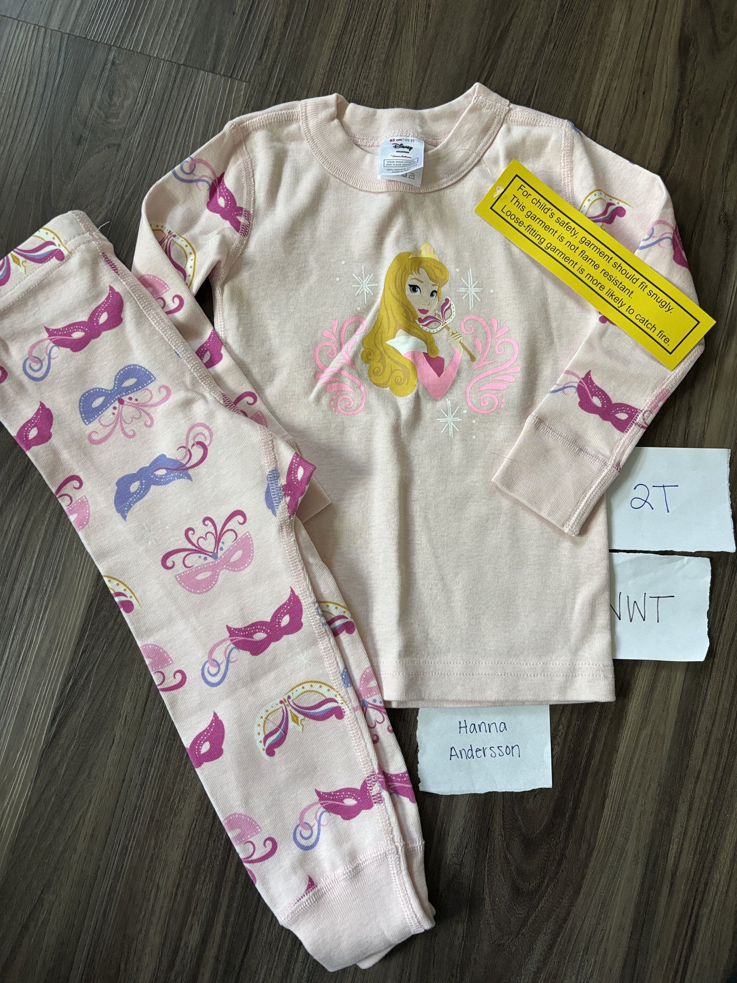 #138 - 2T - NWT Hanna Andersson - Disney Princess - Aurora PJs - PU 45236
