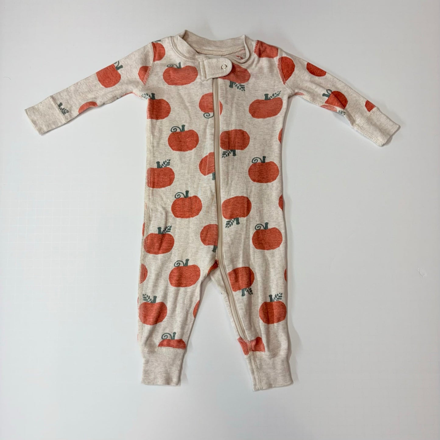 Seller 189 Gender Neutral 3-6m (60cm) Hanna Andersson Zip Sleeper - Jack O'Lanterns GUC