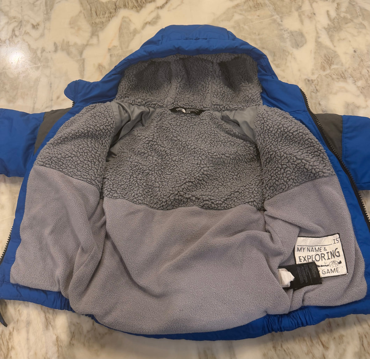Seller #65 3t north face blue cost