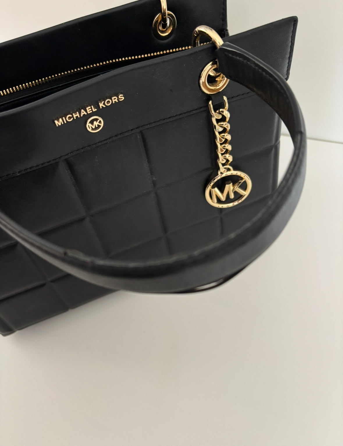 Seller #195 - *REDUCED* Michael Kors Black Susan Medium Quilted Leather Satchel