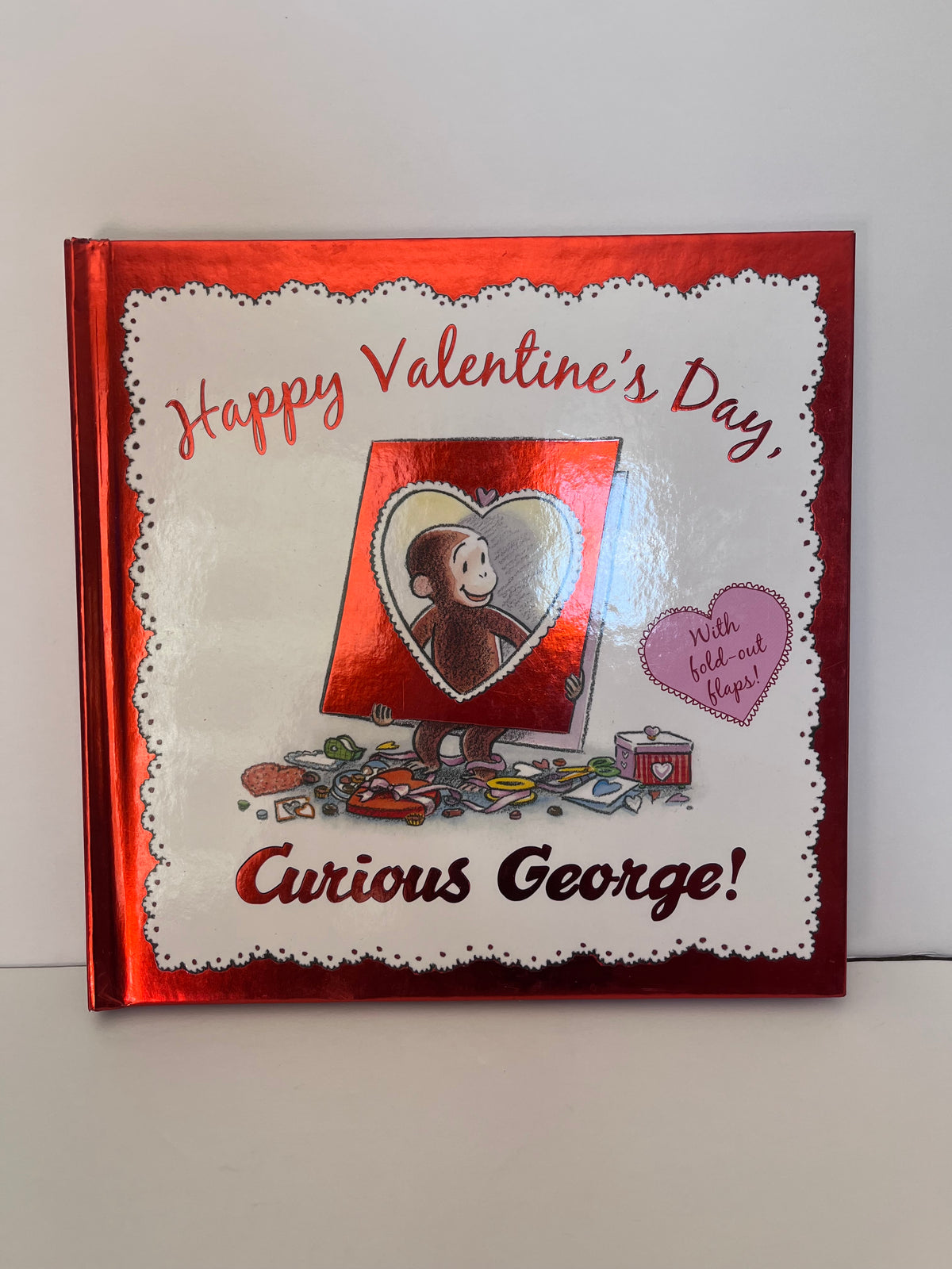 #125 Hardcover Curious George Valentine’s Day book
