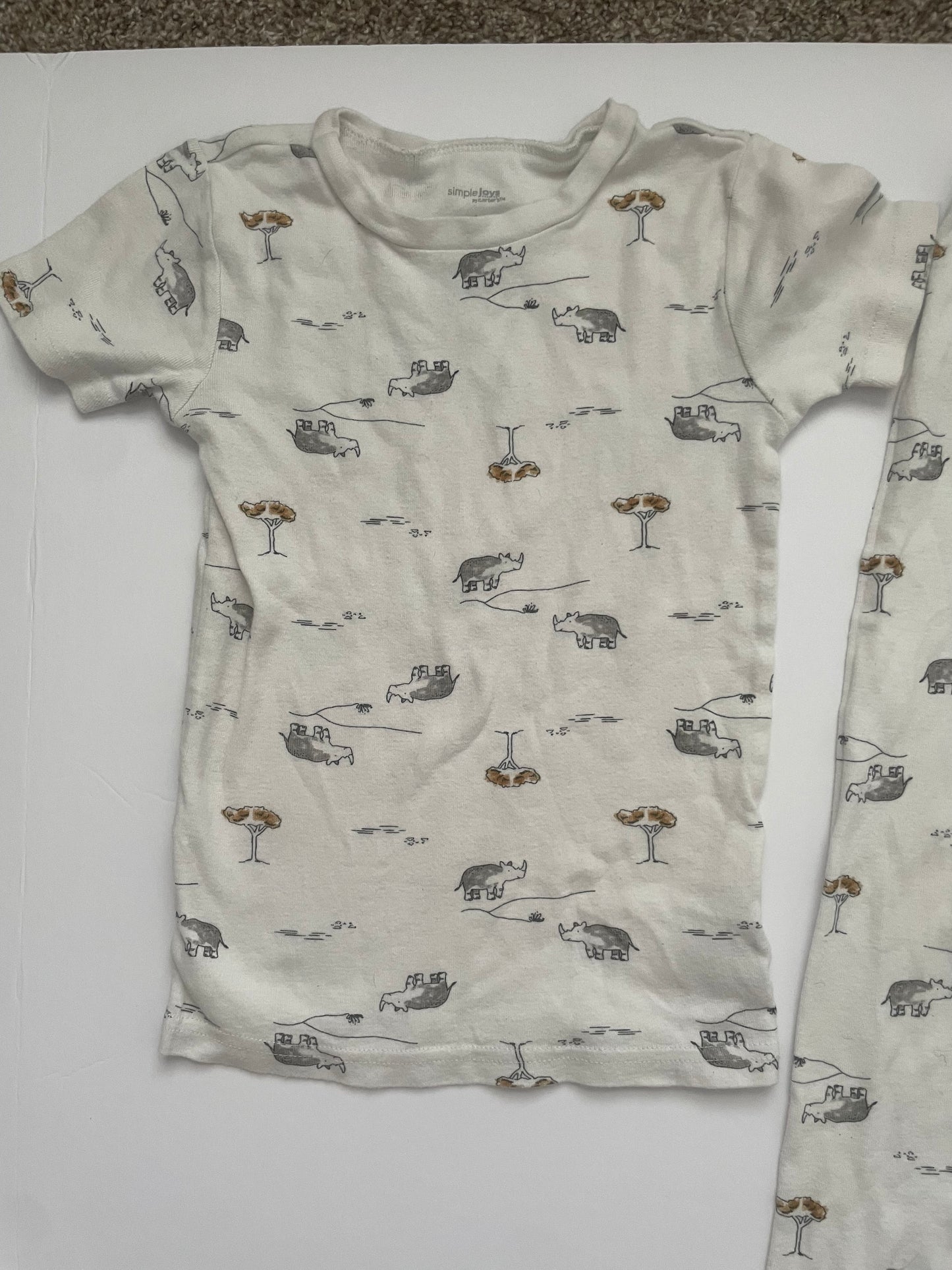 #3 Carters pajama set boys size 6