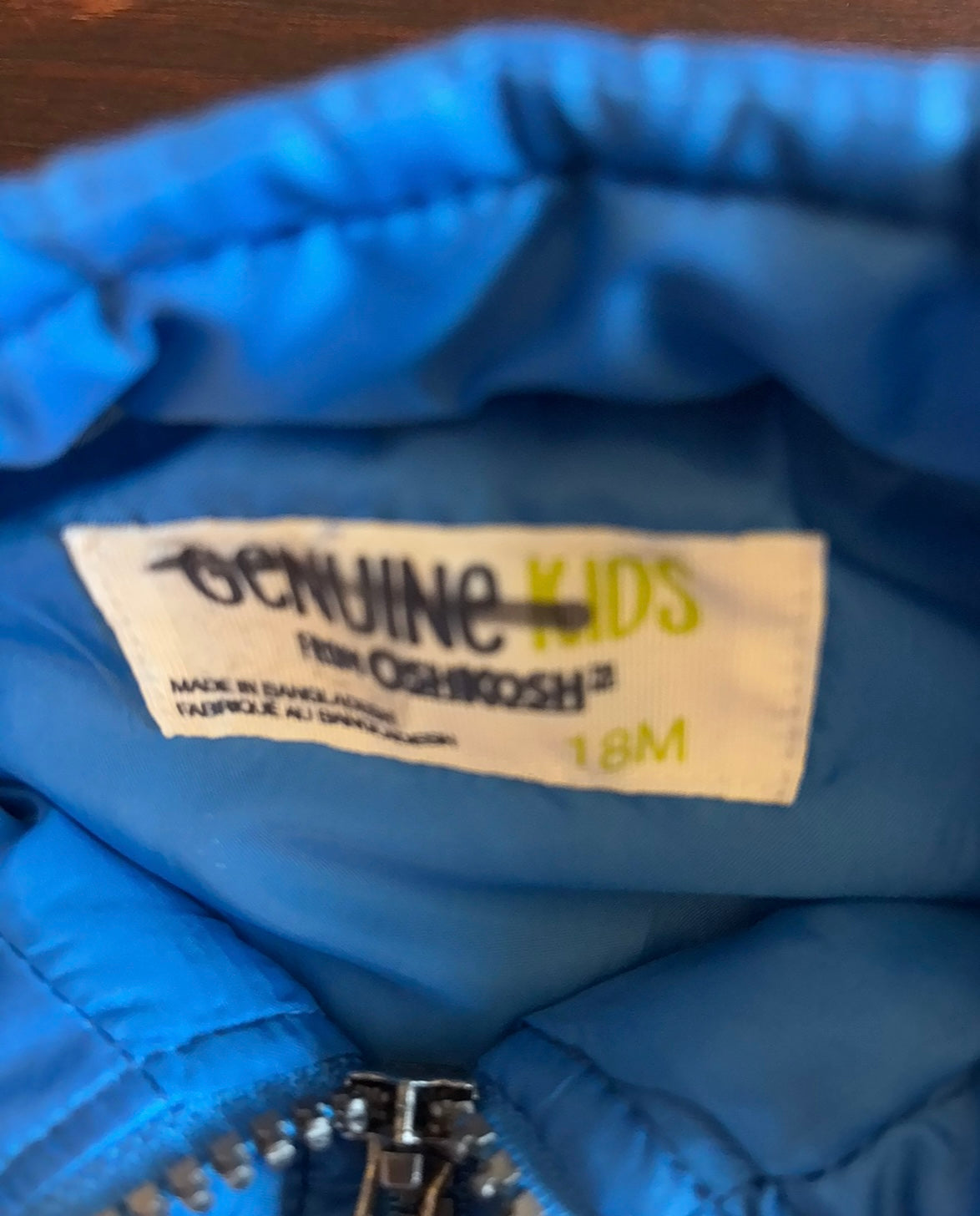 #156 reduced! 18 month Oshkosh frosted puffer vest