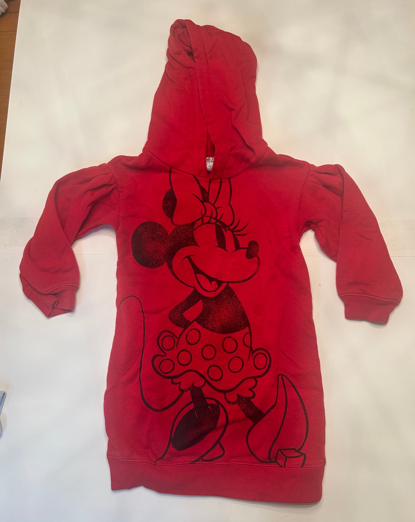 #11-Girls-4T-Gap-Red Mickey Mouse Sweatshirt Dress