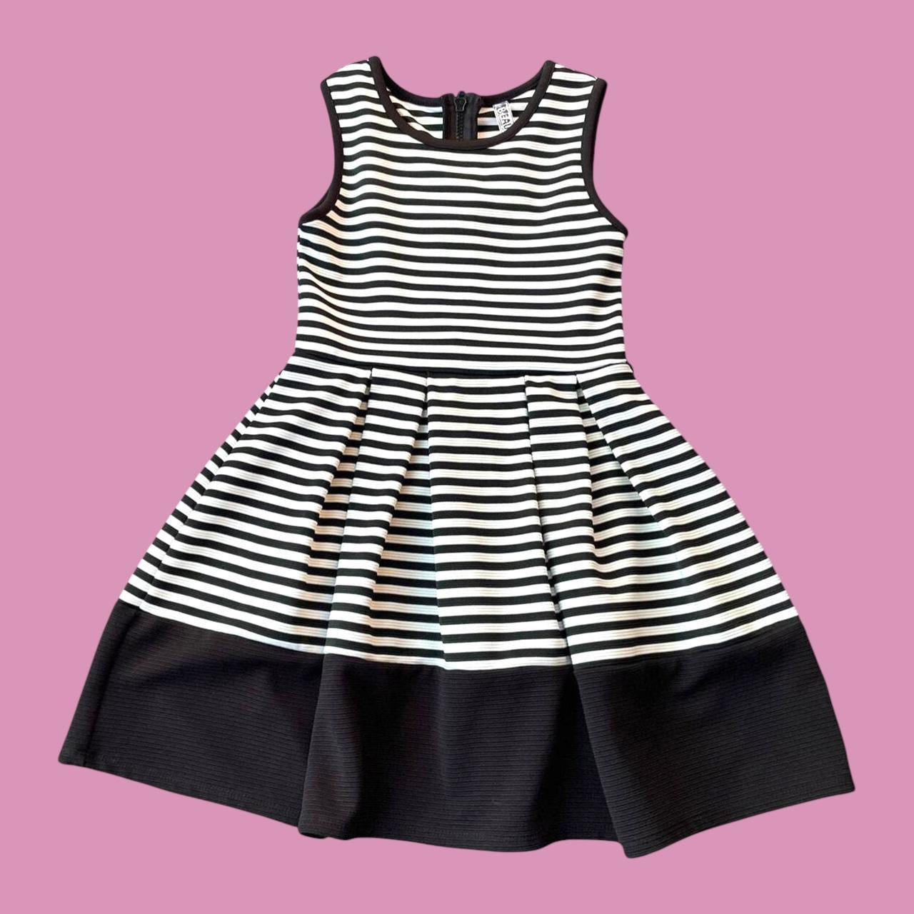 #1 Striped twirl dress size 8 REDUCED