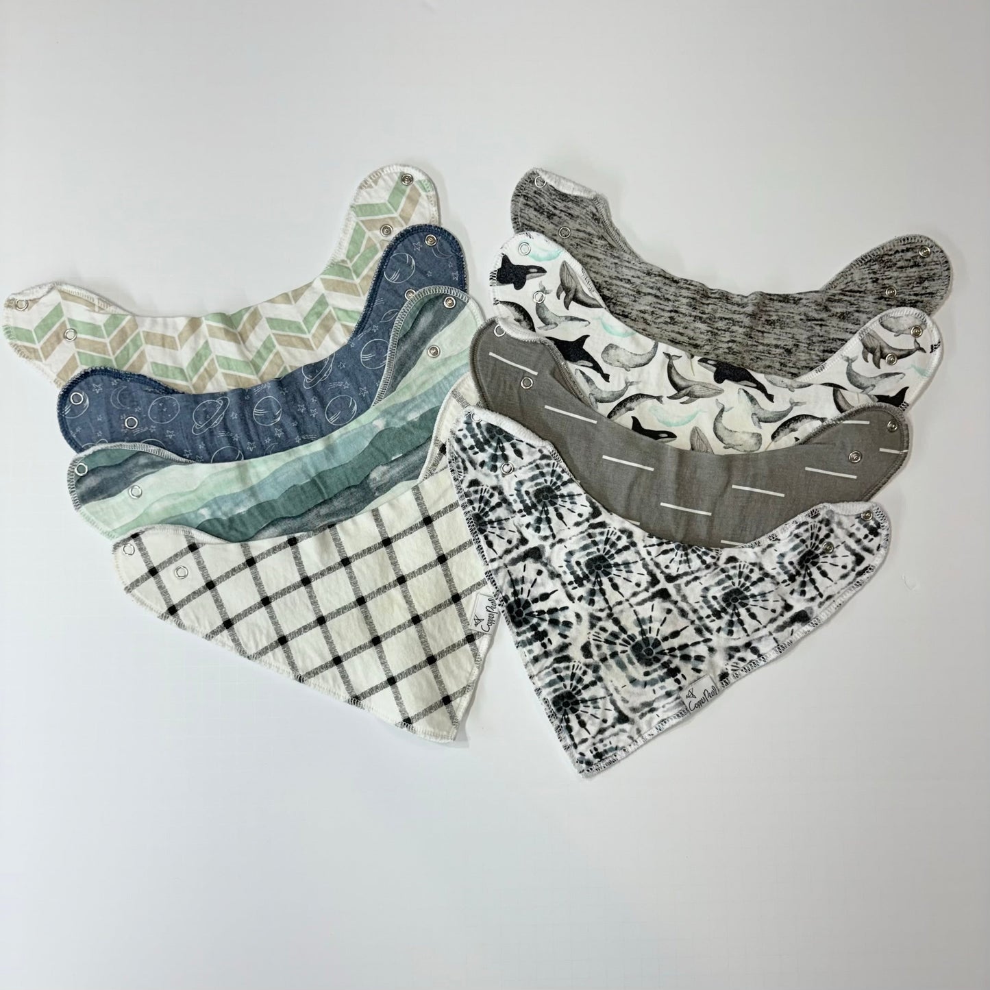 Seller 189 Copper Pearl Bandana Bibs Bundle (8pcs)
