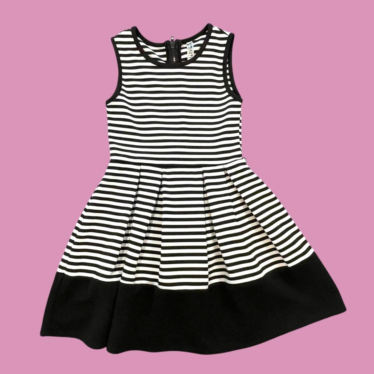 #1 Striped twirl dress size 8 REDUCED