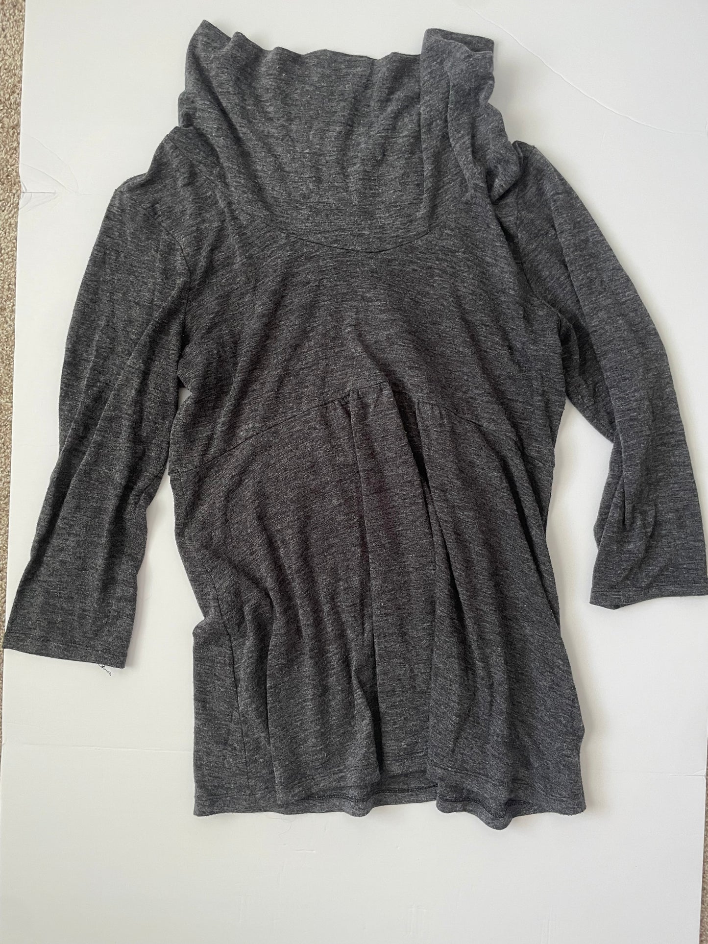 #3 Old navy gray cowel neck maternity sweater womens size L