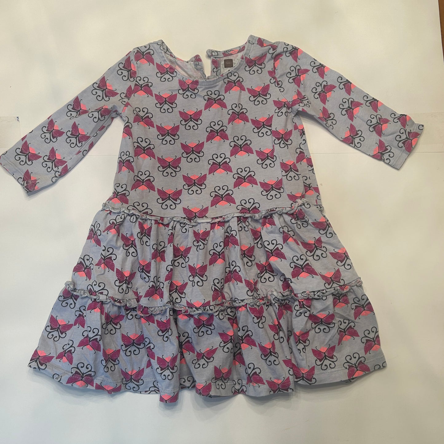 #11-Girls-4T-Tea Collection-Purple Butterfly Dress