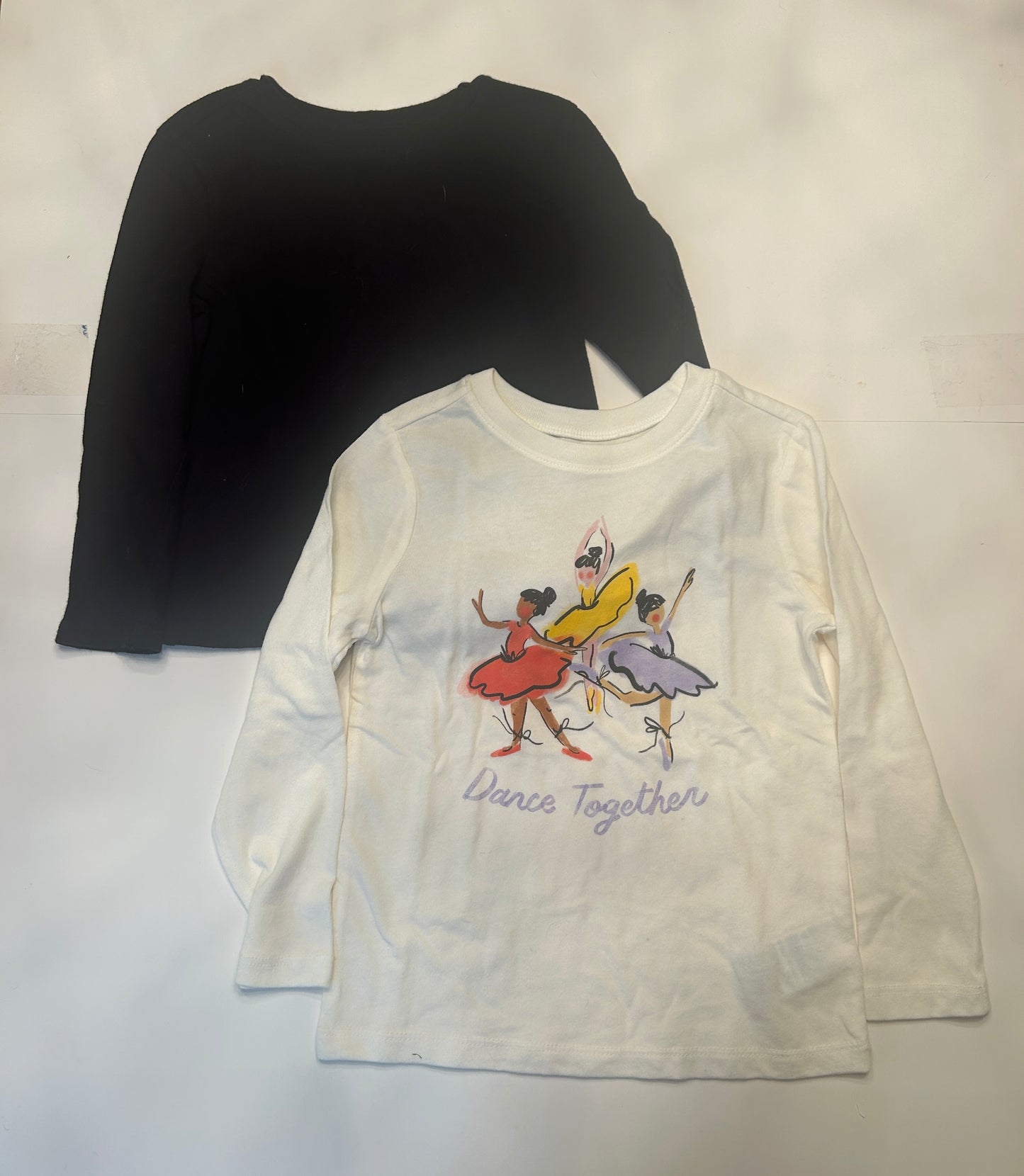 #11-Girls-4T-Old Navy-Set of 2 Long Sleeve Shirts