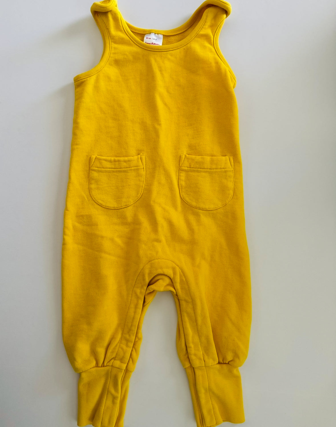 REDUCED 92 NEW boys / girls 2 t Hanna andersson yellow summer Romper