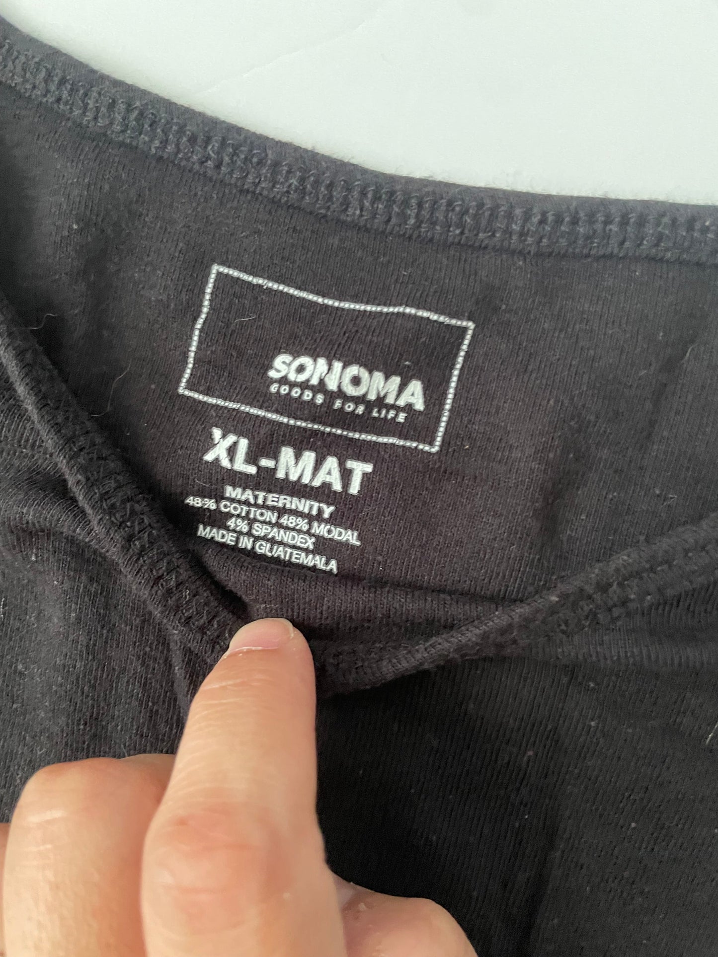 #3 Sanoma black maternity tank - 2 pack women’s size XL
