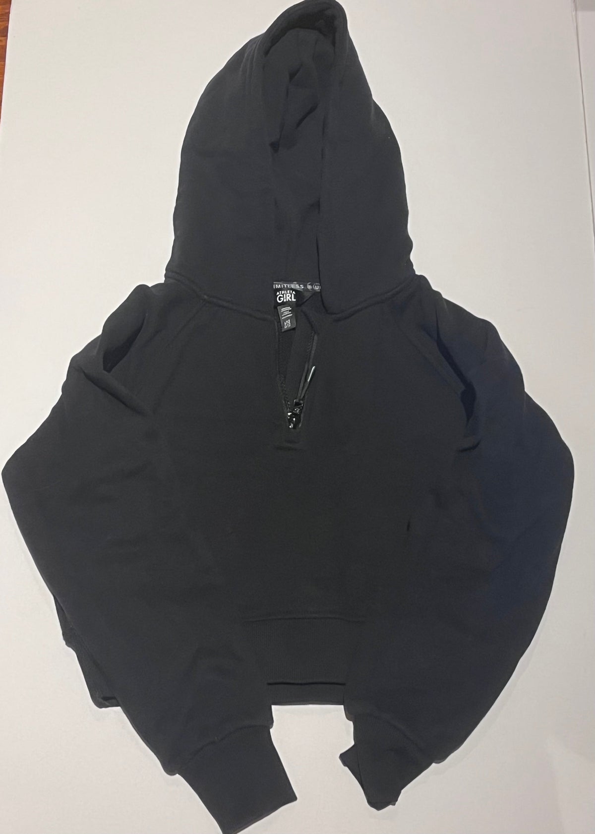 #125 Girls Athleta Girl Sport Length Hooded Sweatshirt Size 12
