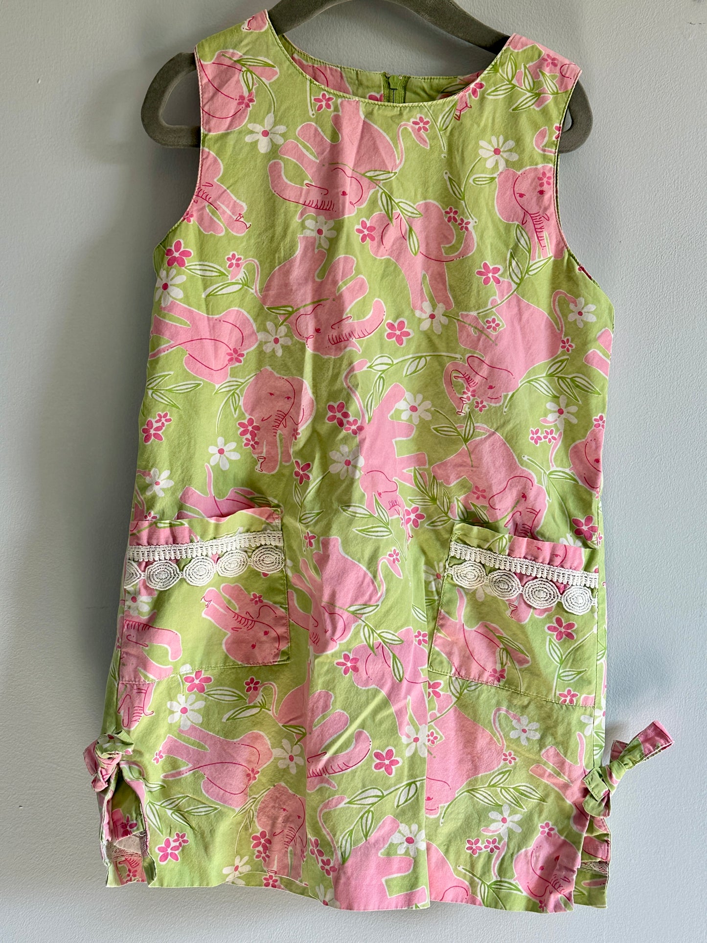 #26 Lilly Pulitzer Pink Elephant Dress 6