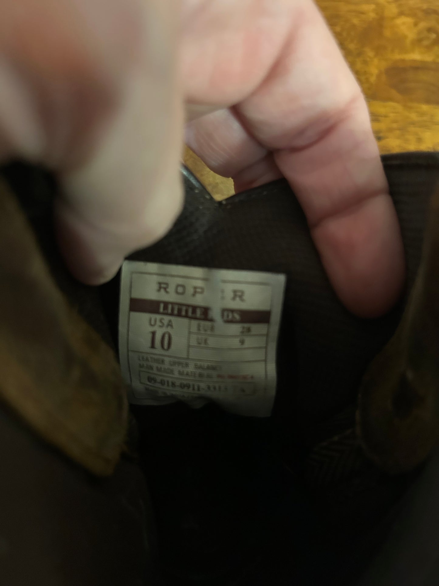 Seller #223 - Boys Roper 10 Boots