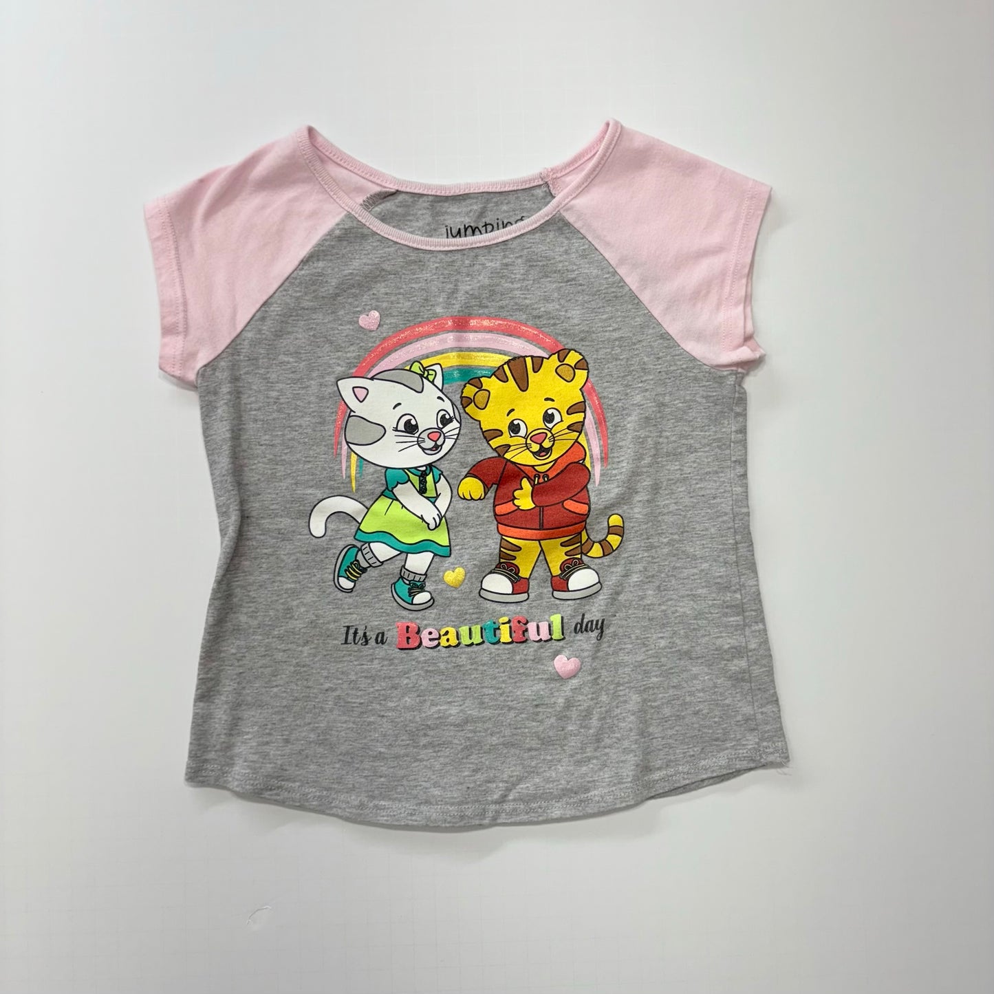 Seller 189 Girls 4/5T Jumping Beans Daniel Tiger Tee GUC
